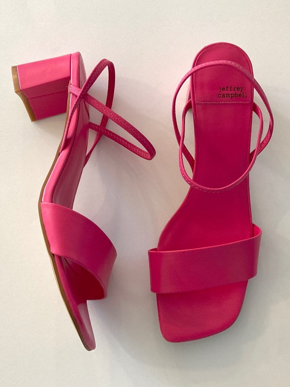 JEFFREY CAMPBELL Adapt Slingback Sandal in Pink Size 10